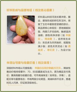 籽料:和田玉中的顶级珍品