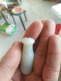 清代和田玉烟嘴,品相如图,包老包真