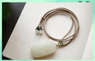 🌸精品和田玉白玉"自在观音"挂件🌸